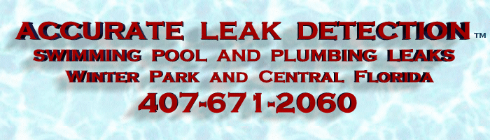 swimming pool leak detection Accurate Leak Logo